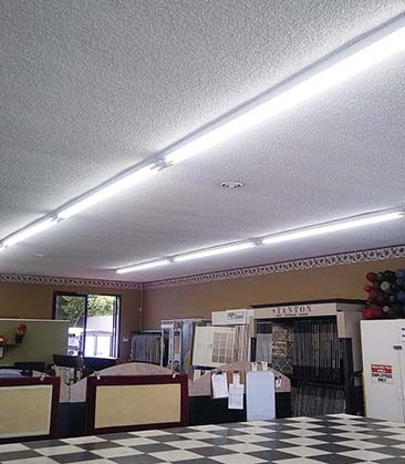 floursecent ceiling lighting